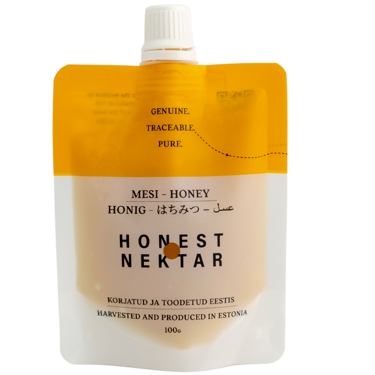 HONEST NEKTAR HONEY POUCH 100g - HONEST NEKTAR